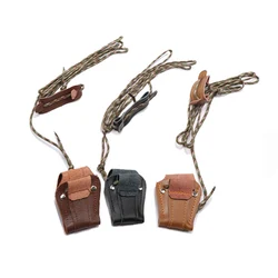 Recurve Bow Archery Shooting Bow Rope Winding Rope Real Cowhide Protective Laminated Competitive Winding Tool Assist