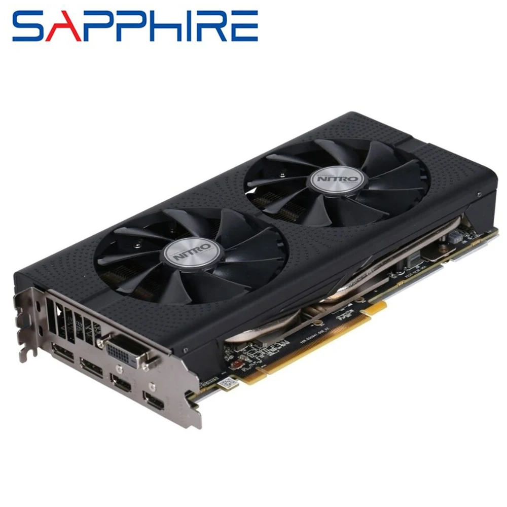 SAPPHIRE AMD Radeon Graphics Card RX 480 4GB GDDR5 Gaming PC Video Card GPU 256bit PCI Express 3.0