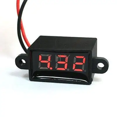 

Car DC3.50-30V Red LED Display Digital Voltmeter Waterproof Volt Meter