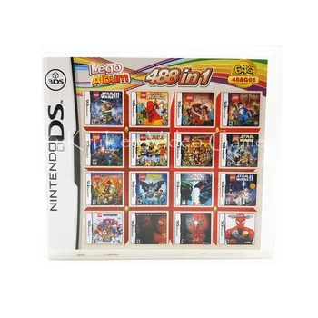 

488 in 1 DS Video Game Cartridge Console Card Compilation All In 1 for Nintendo DS 3DS 2DS