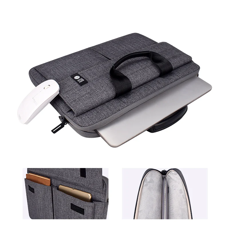 Водонепроницаемые сумки для ноутбуков 13,3 14 15,6 дюймов Сумка для ноутбука рукав для Macbook Xiaomi Air Pro 13 15 сумка через плечо женский портфель