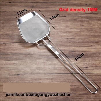 

Stainless Steel Long Handle Colander Kitchen Filter With Handle Kitchen Oil Flour Sieve Filter Large Skimmer Mesh Oil Fryer