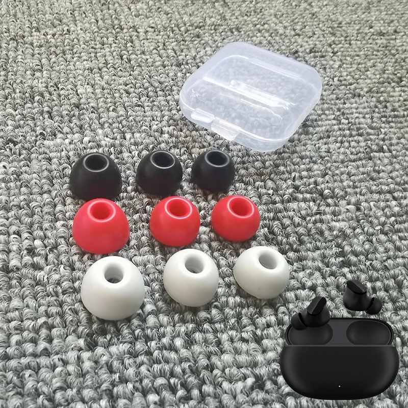 In-Ear Earcaps For Beats Studio Buds Earphones Silicone Case Covers Cap Replacement Tips Earbuds eartips Ear pads Cushion 3pairs