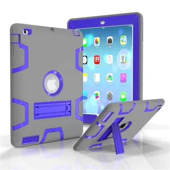 

For iPad2 iPad3 iPad4 Kids Safe Heavy Duty Silicone Hard Cover For Ipad 4 3 2 Armor Case iPad 3 2 Tablet Case