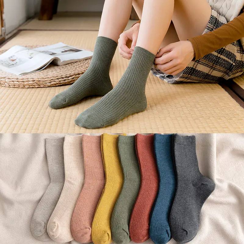 KingDeng женские носки женские теплые модные носки женские с принтом теплые носки женские короткие харадзюку Harajuku стиль носки женские набор