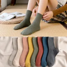 KingDeng женские носки женские теплые модные носки женские с принтом теплые носки женские короткие харадзюку Harajuku стиль носки женские набор