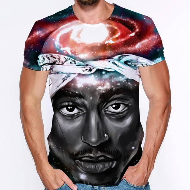 Top Rap Tupac Shakur 2pac T-Shirt Legendary Rapper 3d Printing Men'S And Women'S Fashion Casual Camisetas Hombre Oversized Top 0Tupac42