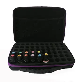 

60-Bottle Essential Oil Carrying Holder Case Pack for Essential Oil Perfume Oil Bottle Portable Storage Bag Travel Organizer