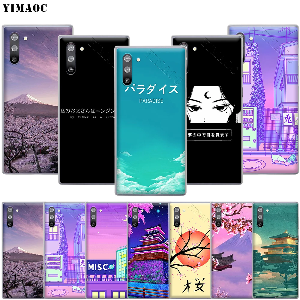 Чехол YIMAOC Paradise в японском стиле для Samsung Galaxy S10 S9 S8 S7 Plus A70 A60 A50 A40 A30 A20 A10 A50S A30S A20S |