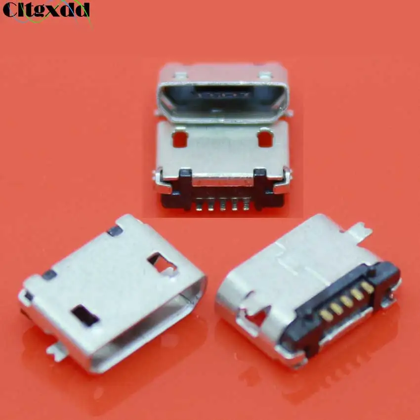 

Cltgxdd 1~100PCS Tablet PC Charging Tail Jack Micro USB Socket Connector 5 Pin Female SMD 5.6x7.5x2.5mmU8800 C8300 T8300