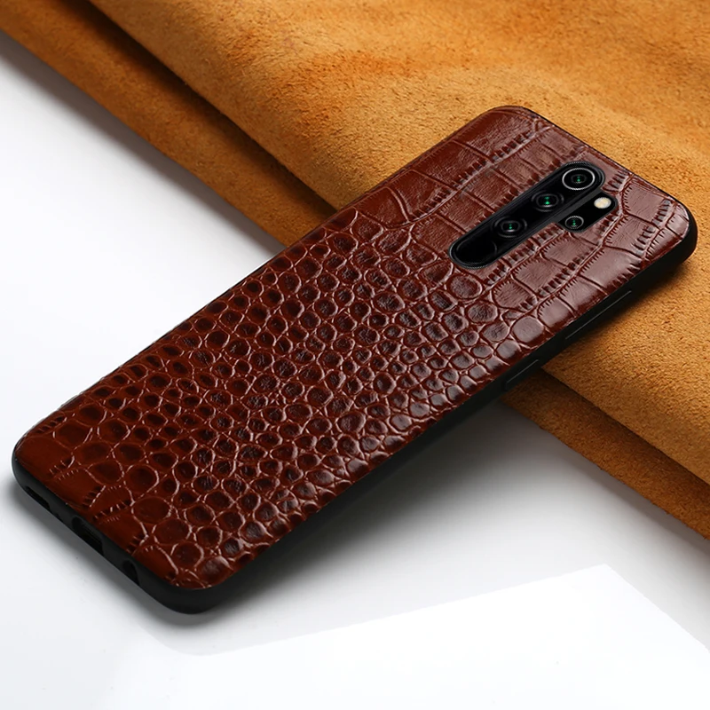 Чехол из натуральной кожи для Xiaomi redmi note 8 pro 7 4X 7a k20 чехол movil кожаный mi 9t 9 | Бамперы -4000151811850