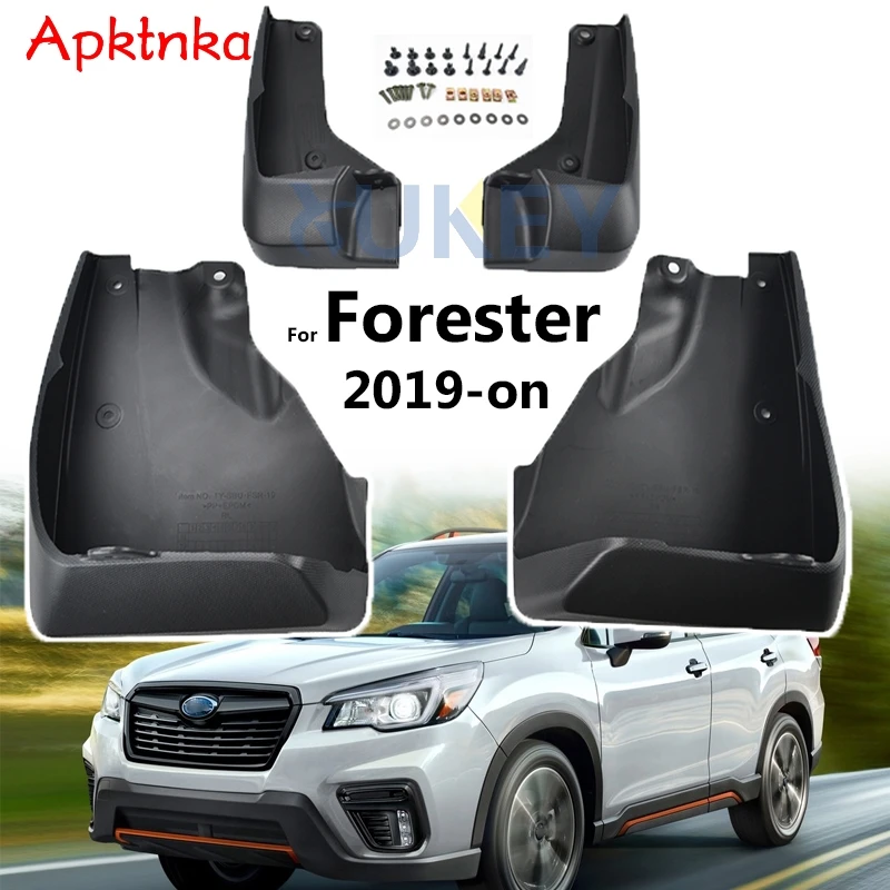 

Apktnka Set Molded Mud Flaps For Subaru Forester SK 2019 -on Mudflaps Splash Guards Flap Mudguards Fender Front Rear 2018 - 2020