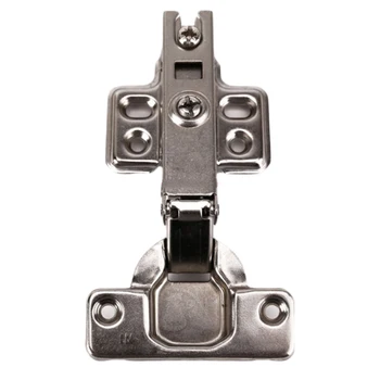 

Closet Hinge Plates Door Soft close Stainless Steel Silver Replacement