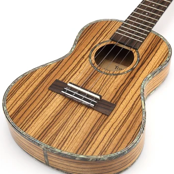 

Ultra thin Tom ukulele Zebra plywood with bag Concert ukuleles tenor string musical instruments 21 23 26 inch ukelele