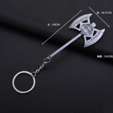 Mjolnir брелок металлическая маска брелок Тор молоток брелок фильм периферийные подарки - Цвет: WCG001-LL