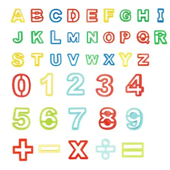 

1 Set Alphabet Letter Number Model Children Learning Teaching Tool Puzzle Toy Superior Quality