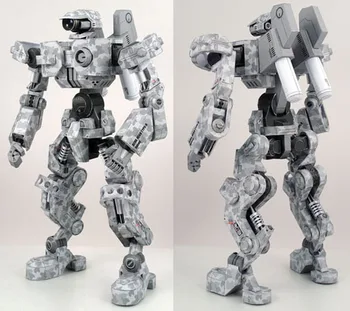 

3D Paper Model War Robot Lens Head RB Robots