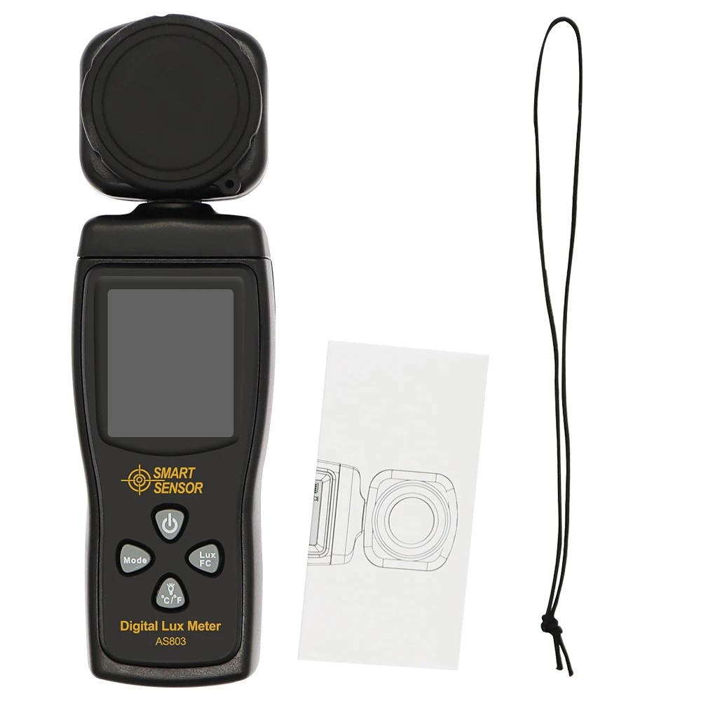 AS803 Luxmeter Digital Light Meter Lux Meter Photometer uv Meter UV Radiometer LCD Illuminometer Photometer Luminance Tester 5