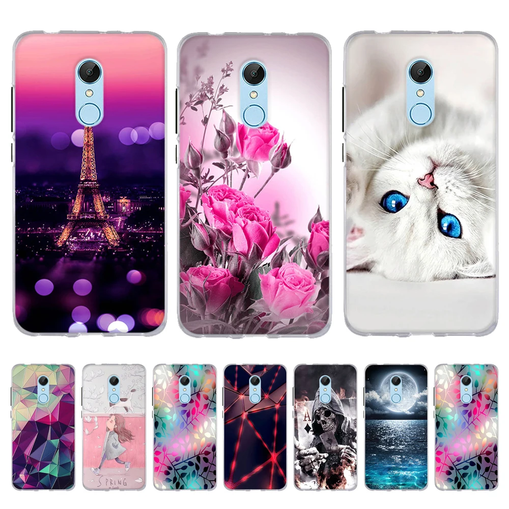 Soft TPU Case for Xiaomi Redmi 5 Redmi5 Cover Silicone 5A Shells Plus Note Bag | Мобильные телефоны и аксессуары