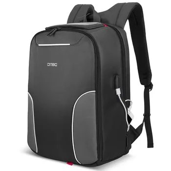 

Men 15"Laptop Backpack USB Charge Computer Backpacks Large Business Travel Shoulder Bags Unisex Black Anti-theft Waterproof Bag