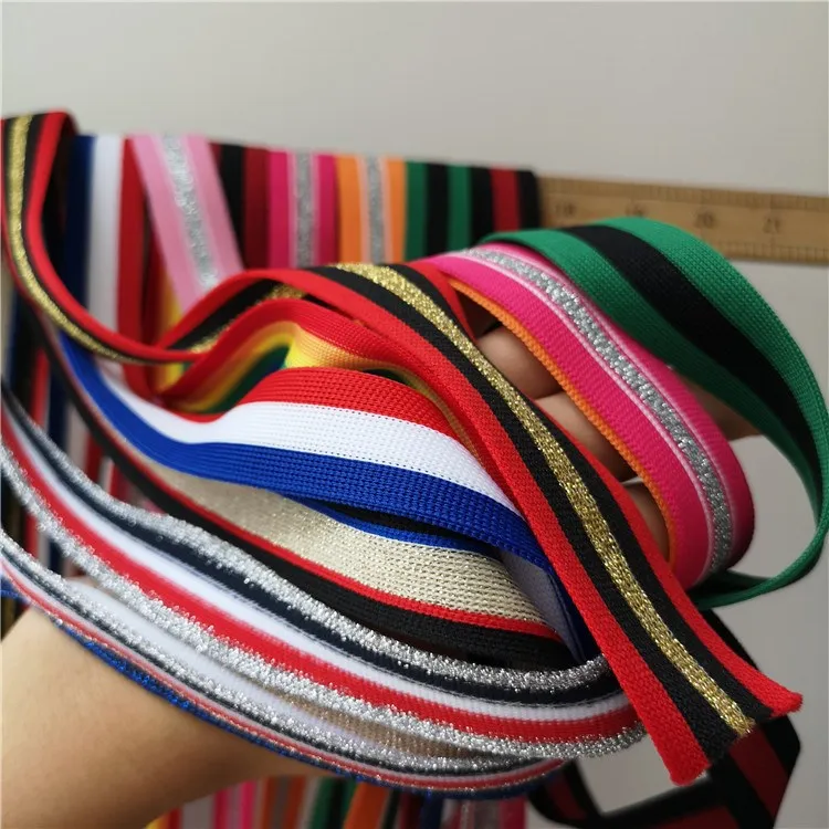 10 ярдов/лот лямки ткань лента из алюминиевой фольги Швейные DIY полоса для одежды и