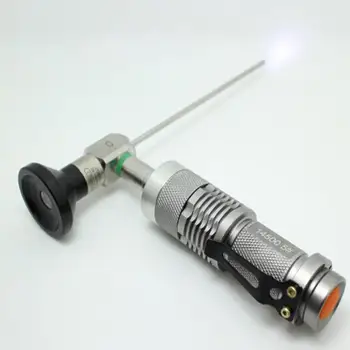 

4W Portable Handheld LED Cold Light Source Match 400lm Metal Fit For Endoscope