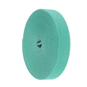 

10 Yard Hook and Loop Fasteners Straps Adhesive Reusable Fastening Ties for Plants Flowers Twig Organizer Management (Green)