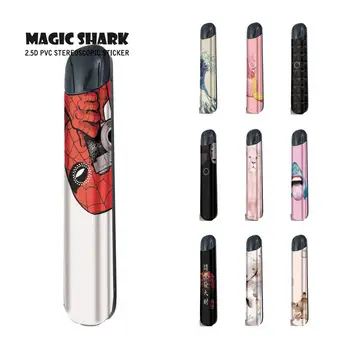 

Magic Shark Funny Spider Men Pink Snake Lion Pineapple Giraffe E Cigarette Wrap Film Sticker for Relx Alpha A