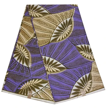 

6 Yards\Set African Wax Print Fabric Ankara High Quality Fabric 100% cotton Batik Fabric For African Women Dress Sewing Tissu