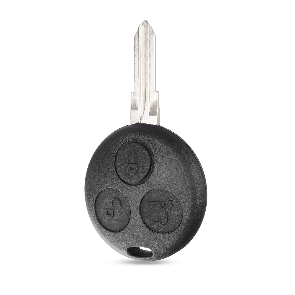 KEYYOU sostituzione nessuna lama con guscio remoto lama per Mercedes Benz MB Smart Fortwo 450 Forfour Roadste Car Key Cover Fob Case - H1f94bb15cf5e472688be4d681bec1669w