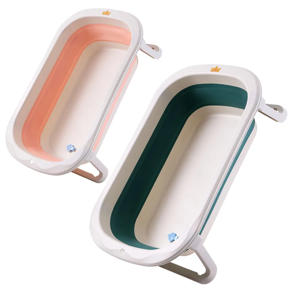 Low Price Foldable Baby Kids Bath Tub, Collapsible Portable Folding
