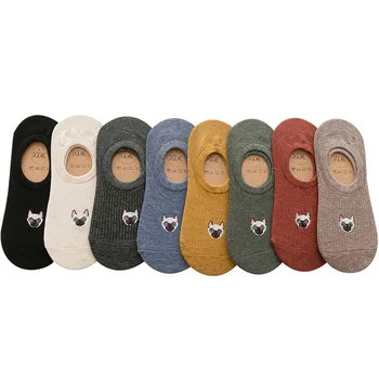 

5pairs/lot =10pieces Cute High Quality Socks Ladies Boat Socks Invisible Silicone Non-slip Socks Pure Cotton Socks Set