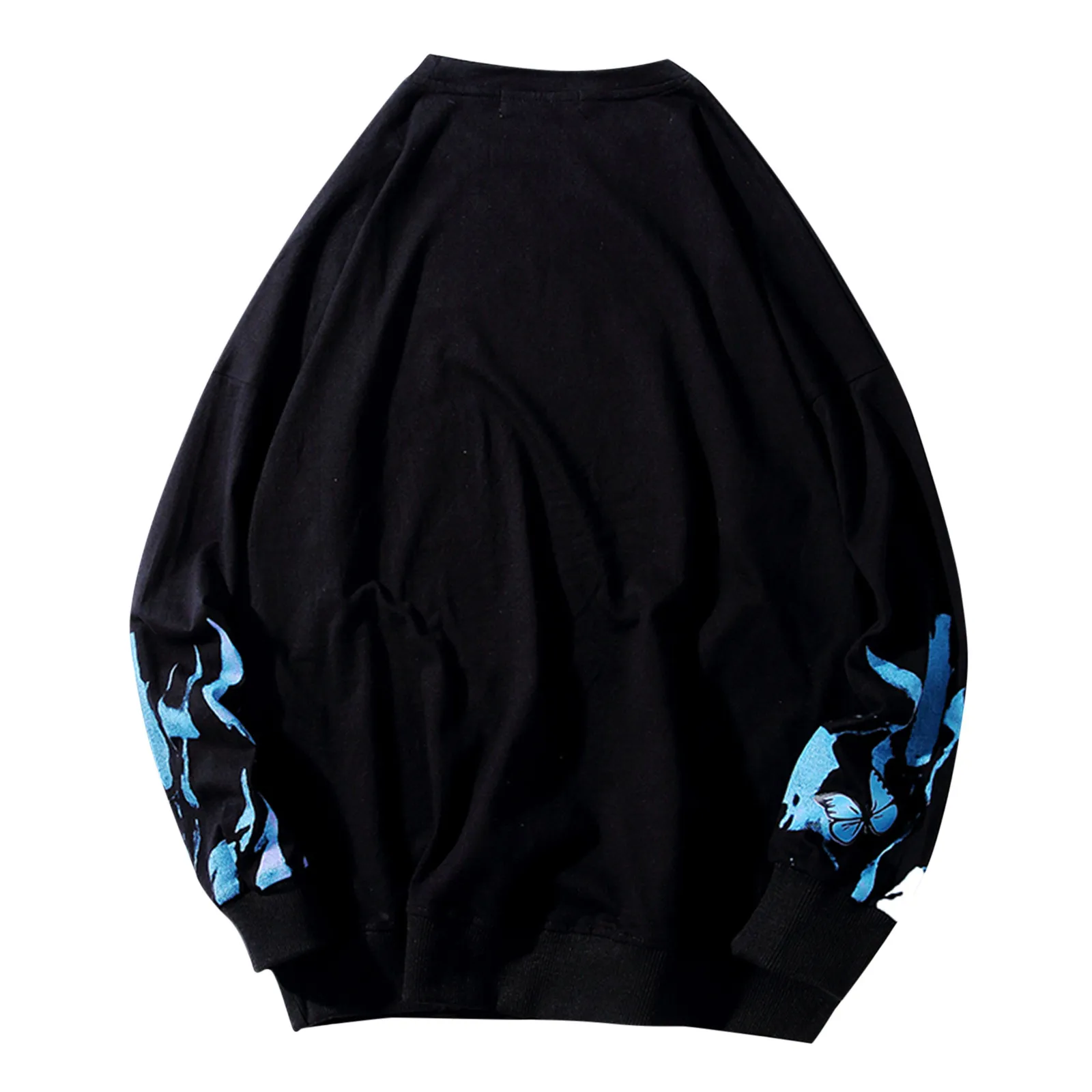 2021 New Sweatshirt Oversized Butterfly Harajuku Print Hoodies Long Sleeve Pullover Women And Men Tops Women's Hoody #01 2