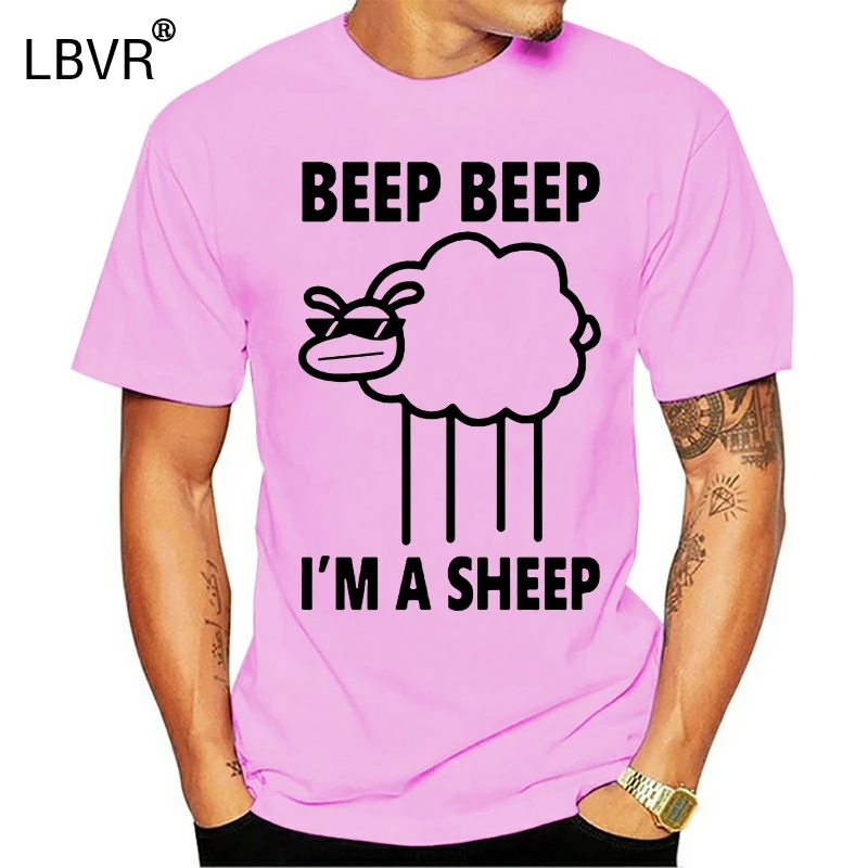 Beep beep i m a Sheep SdyT.Sty men t-shirt hot sale summer casual hip-hop cool tshirt luxury brand fashion cotton sbz5609 | Мужская