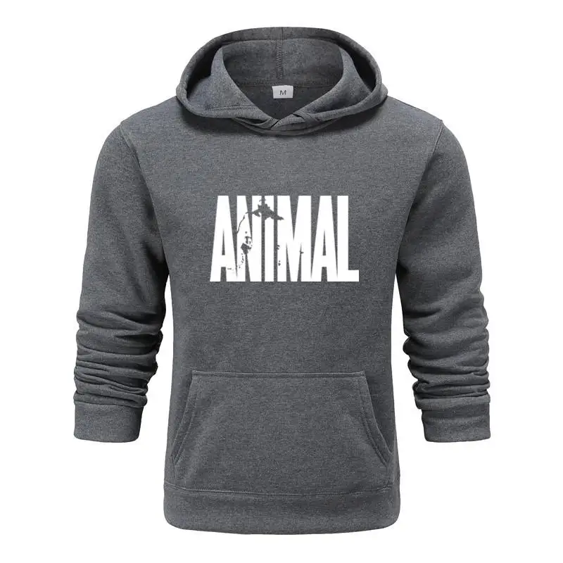 Universal Nutrition Animal Hooded Sweater Blau Bodybuilding Kapuzenpullover