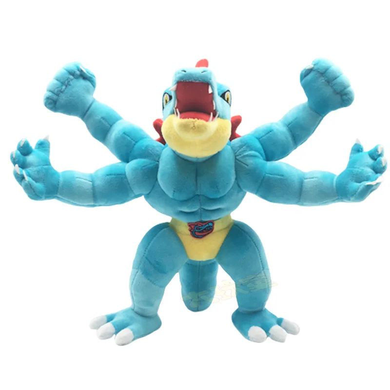 30 см животные плюшевые игрушки Feraligatr кукла синий мультфильм плюшевые мягкие игрушки для детей подарки День рождения украшения