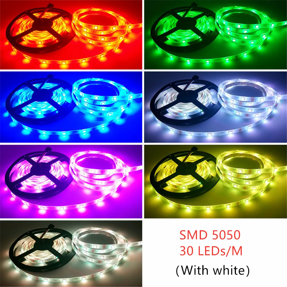 DC 5В USB СВЕТОДИОДНЫЙ светильник s ленты RGB ТВ Подсветка 5050 Водонепроницаемый