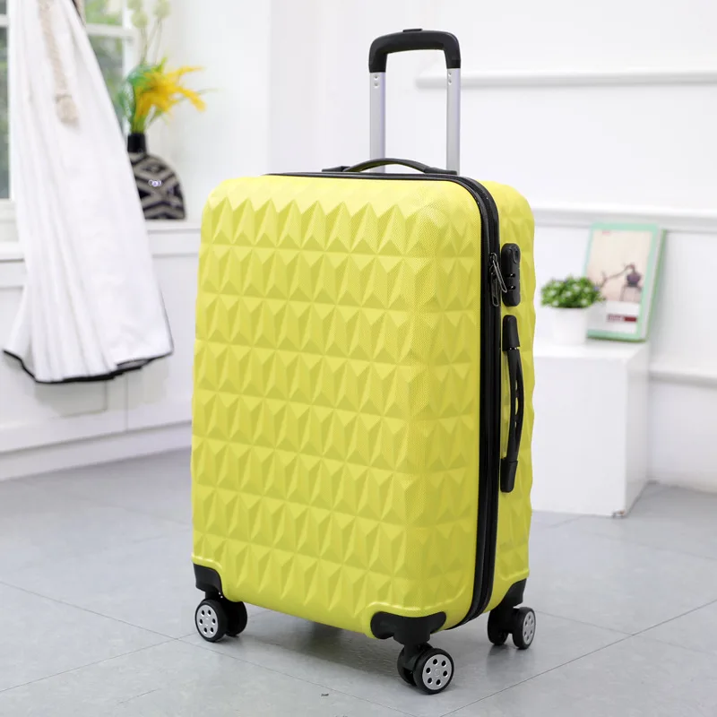 ABS+ PC 2" 24 дюймов чемодан на колесиках Дорожный чемодан на колесиках каюта чемодан на колесиках 28" Большая Сумка Модный женский чемодан