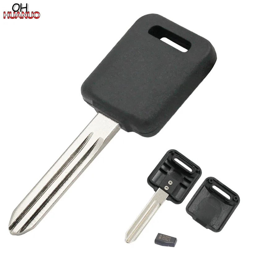 Ignition Transponder Car Key Case Shell Fob Case with ID46 Chip PCF7936 for NISSAN 350Z Almera Juke Micra Primera
