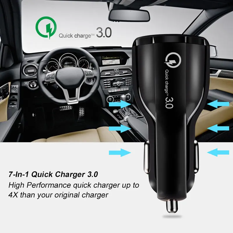 Автомобильное USB зарядное устройство для мобильного телефона зарядное устройство 2 порта USB для Ford Fiesta Focus 2 1 Mondeo 4 3 Transit Fusion Kuga Ranger Mustang KA S-max