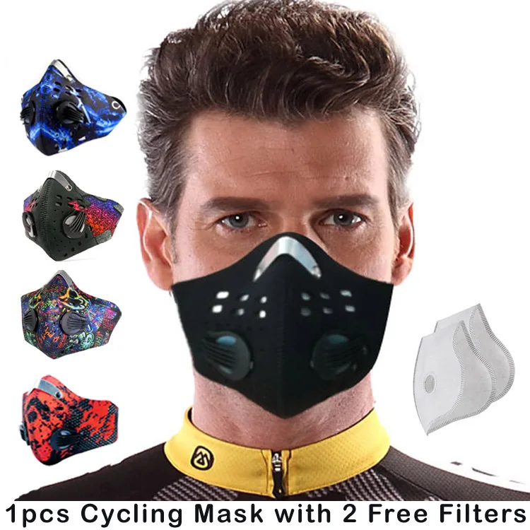 Anti-cold outdoor sports magic head with motorcycle riding mask PM2.5 can be replaced washable filter | Спорт и развлечения