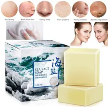 

Sea Salt Handmade Soaps for Face Dry and Natural Oily Skin Pimple Pores Removal Acne Blackheads Treatment Moisturizing Face Care