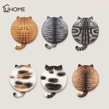 

Travel Breathable Seat Cushion Cute Squashed Cat Memory Foam Round Seat Massage School Office Chair Cushion Pad Car Seat Cushion