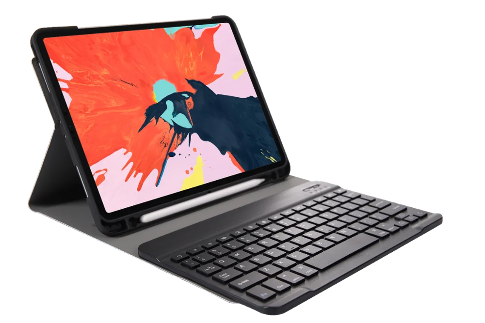 Bluetooth клавиатура Funda Чехол для iPad pro 11 дюймов чехол с карандашным слотом Беспроводная Клавиатура Чехол для iPad pro 11+ подарок