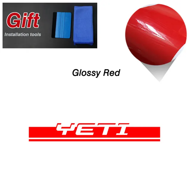 Racing Sport Car Styling Hood Engine Cover Decal Body Graphics Vinyl Side Stripes Skirt Sticker for Skoda Yeti Tuning Accessorie Hood-Glossy Black