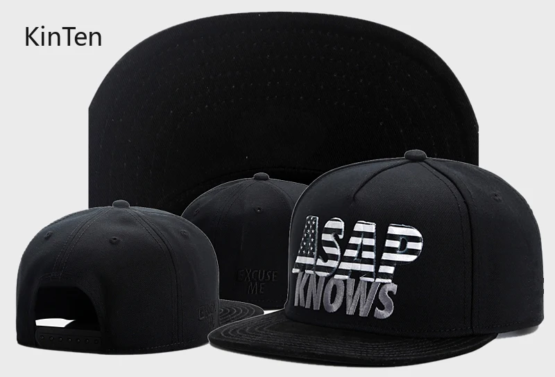 

2020 new arrived ASAP KNOWS hip hop snapback hats caps for men women scalextric gorra hombre baseball cap bonnet wholesale