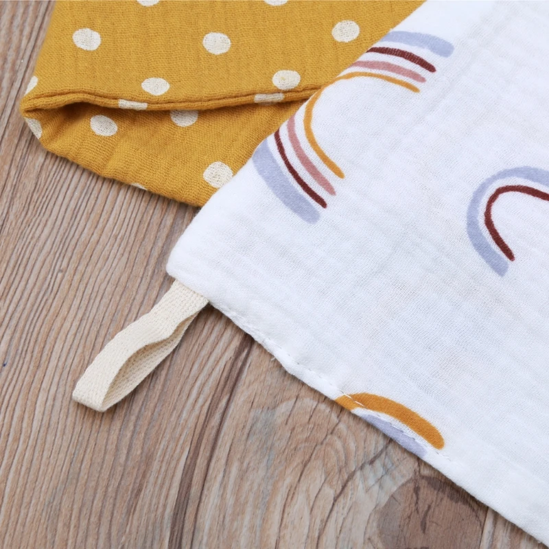 Baby Towels Muslin Cloth Hand Face Wipes Saliva Bib Handkerchief Washcloth
