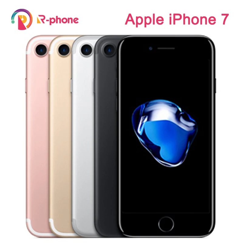 Разблокированный сотовый телефон Apple iPhone 7 сканер отпечатка пальца 4G LTE 2 Гб ОЗУ