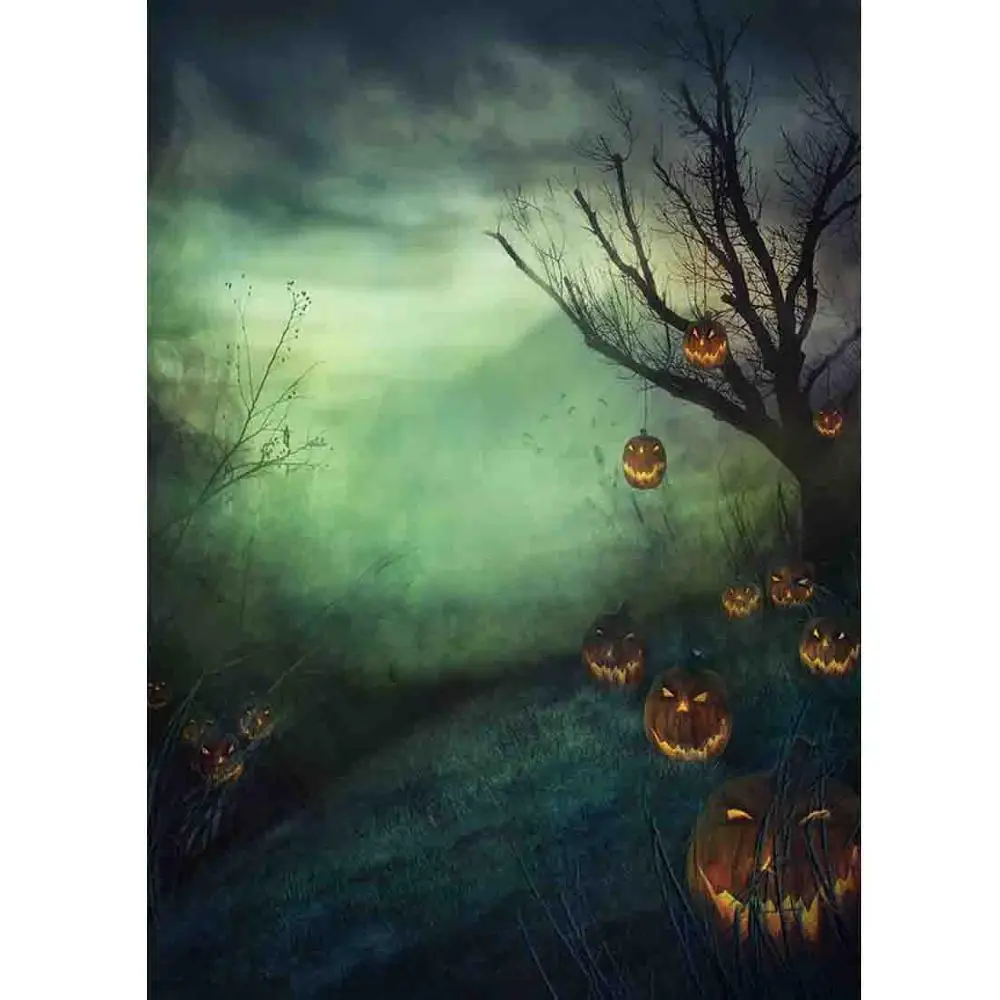 Виниловый фон для студийной фотосъемки на заказ с изображением дня Хэллоуина