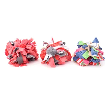 

Hot Pet Toy Fabric Ball Footprint Dog Bite Chew Teeth Cleaning Cute Toys Pet accessories Dogs Cloth ball For Puppy/